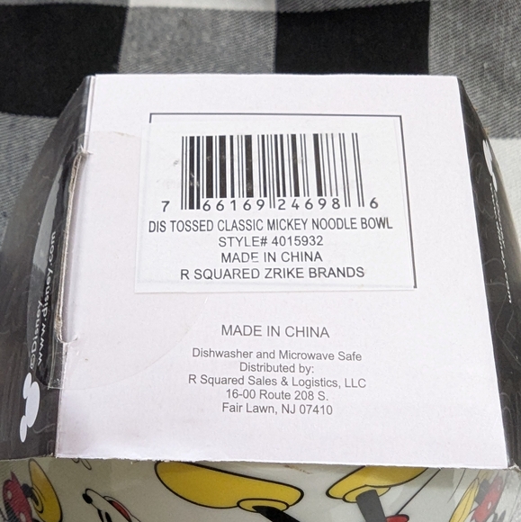 Disney Mickey Mouse Noodle Bowls with Chopsticks - Picture 5 of 5